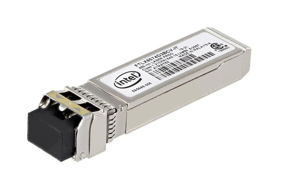 Intel FTLX8574D3BCV-IT 1G / 10G 850nm มัลติดาต้าคอม SFP + โมดูลตัวรับส่งสัญญาณแสง