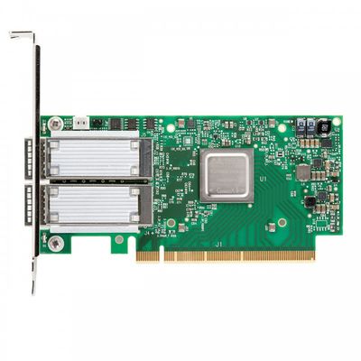 การ์ดอะแดปเตอร์ Mellanox MCX556A-ECAT ConnectX-5 VPI ใหม่และของแท้, EDR IB (100Gb/s) และ 100GbE, พอร์ตคู่ QSFP28, PCIe3.0 x16 NICs