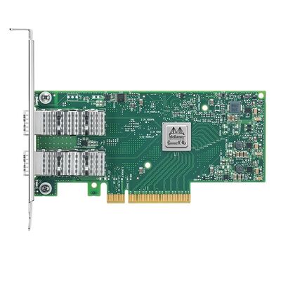 Mellanox MCX653106A-HDAT 40G Dual-Port QSFP56 Fiber Optic Adapter Card สําหรับ Ethernet 40G พร้อมรับประกัน 1 ปี