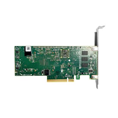 โบรดคอมใช้ MegaRaid 9560-8i/16i Raid Card 8/16 Port SCSI SAS/SATA/Nvme เครื่องควบคุมการเก็บของ Server PCIE ภายใน
