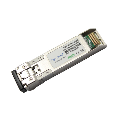 ฐาน 10G -ZR SFP + โมดูลออปติคัล 100Km SMF สำหรับโทรคมนาคม 10G และ Datacom