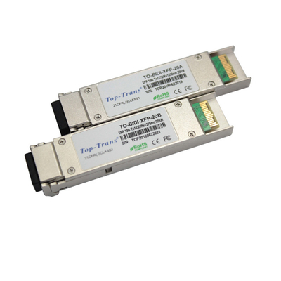 20Km 10G โมดูล SFP 1270nm 1330nm 10GBASE-BX XFP MSA RoHS