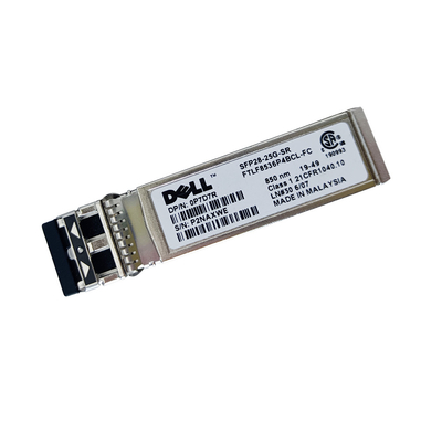เครื่องรับส่งสัญญาณ SFP+ ของ Dell 25Gb/s FTLF8536P4BCL-FC