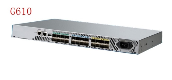 BR-G610-8-16G-0 Brocade G610 8P Switch Rack Mountable พร้อมตัวรับส่งสัญญาณ SWL SFP + 16Gbps