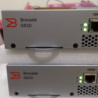 G610 Brocade SAN Switch 8X32G SWL SFP AC Storage BR-G610-8-32G-0-Z สำหรับศูนย์ข้อมูล