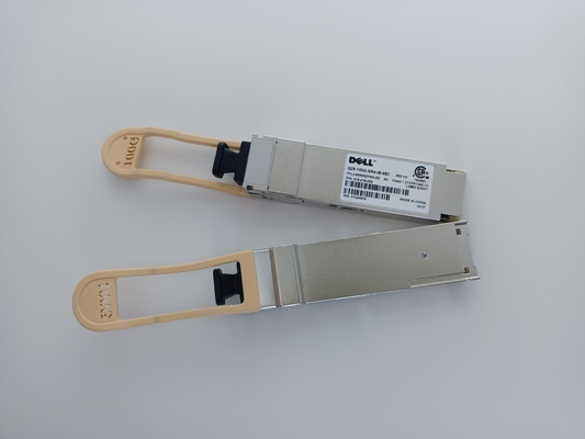 เครื่องรับส่งสัญญาณ Dell 100G QSFP28 SR4 ดูเพล็กซ์ LC FTLC9555REPM3-E6