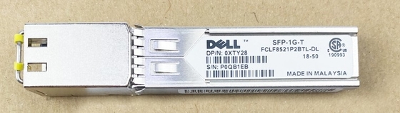 โมดูล SFP ดั้งเดิมทองแดงที่เป็นไปตามมาตรฐาน 1000BASE-T FCLF8521P2BTL-DL