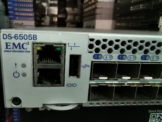 16Gb SFP+ 8 พอร์ตที่ใช้งานพอร์ตโบรเคด SAN Switch DELL EMC Connectrix DS 6505B