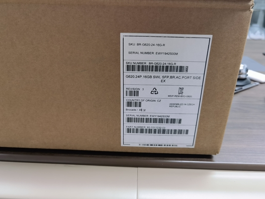 ระบบเครือข่ายการจัดเก็บข้อมูล Dell Brocade G620 Switch 24 Active Port BR-G620-24-16G-R