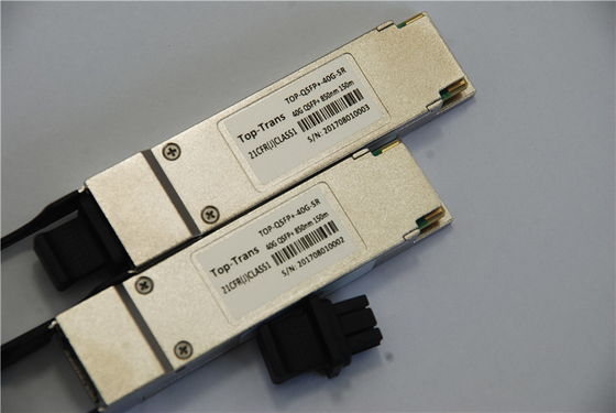 40GbE QSFP + 850NM 150M เครื่องรับส่งสัญญาณ MPO MTP D Link DEM-QX01Q-SR4 เข้ากันได้