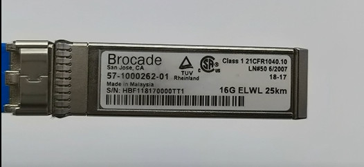 Brocade FC SFP เครื่องรับส่งสัญญาณ 57-1000262-01 16G