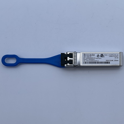 โบรเคด 32G FC SFP ตัวรับส่งสัญญาณ 25KM SMF FC SFP+ ELWL XBR-000278 57-1000355-01