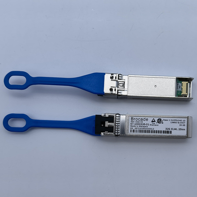 X7 Blade ใช้ XBR-000478 Brocade เครื่องส่งสัญญาณ 32G FC SFP+ ELWL 25KM SMF
