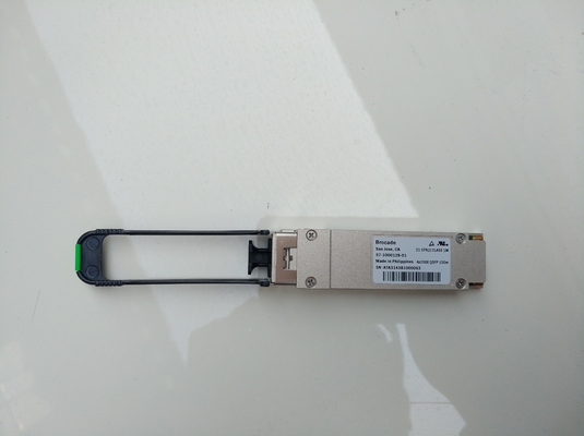57-1000129-01 QSFP + 40GBASE-SR4 MMF เครื่องรับส่งสัญญาณ MPO Brocade Gen6 FC32-64 ใช้