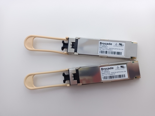 Brocade Gen6 FC32-64 FC SFP เครื่องรับส่งสัญญาณ 57-1000326-01 4x25GbE 100GBASE-SR4