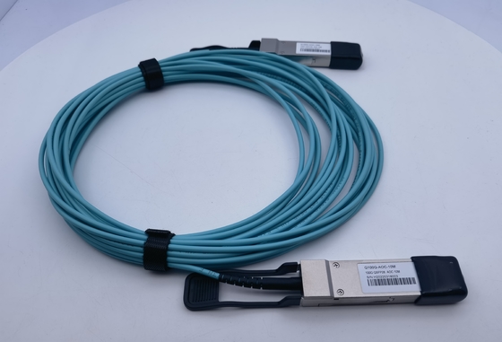 100G QSFP28 สายแพทช์ไฟเบอร์ AOC 10M AOC-Q-Q-100G-10M Arista Compatible