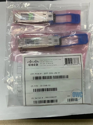 โมดูล 1310nm 10km 100G QSFP28, Cisco QSFP-100G-LR4-S 10-3146-01