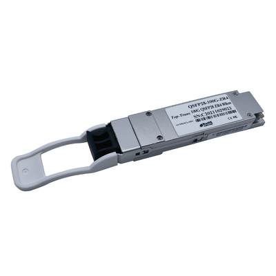 5.5W Pluggable QSFP-100G-ZR4, 60km ตัวรับส่งสัญญาณโมดูลออปติคัล