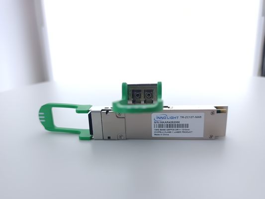 TR-ZC13T-NW5 แบรนด์ 100G QSFP28 เครื่องรับแสง DR1+ PAM4 500M