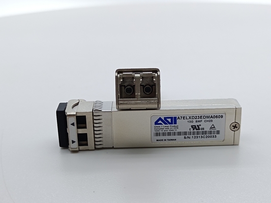 Dual LC 10G SMF 40km ตัวรับส่งสัญญาณ SFP + DWDM ต้นฉบับ AOI A7ELXD23EDMA0609