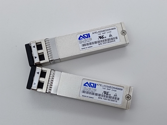 เข้ากันได้ AOI A7ELXD24EDMA0609 SFP + DWDM Dual LC 10G SMF 40km ตัวรับส่งสัญญาณ