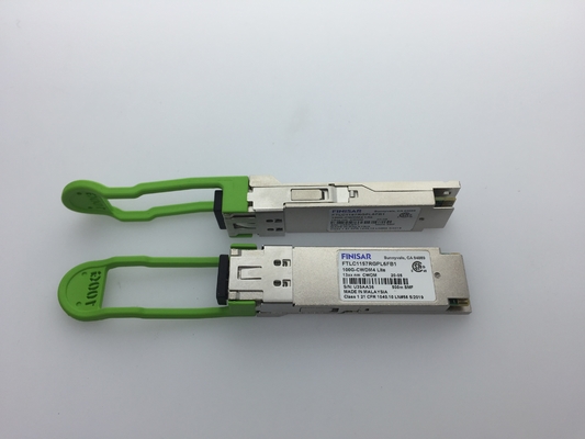 Finisar เดิม FTLC1157RGPL6-FB1 100G QSFP28 โมดูล CWDM4 เครื่องรับส่งสัญญาณระยะสั้น