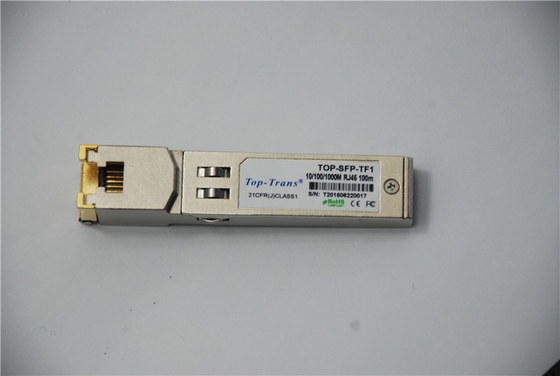 Gigabit Ethernet Fortinet FG-TRAN-GC Compatible Copper RJ45 SFP 100m