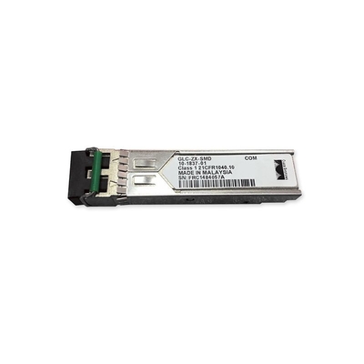 โมดูลออปติคัลเครือข่ายที่เสถียรโหมดเดียว 80Km เครื่องรับส่งสัญญาณ SFP GLC-ZX-SMD