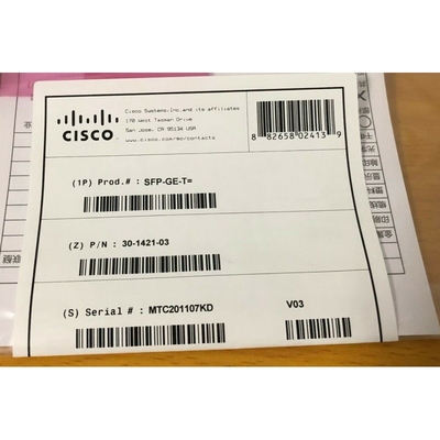 Cisco SFP Optical Transceiver SFP-GE-T Copper Optical Modules โมดูล 100M