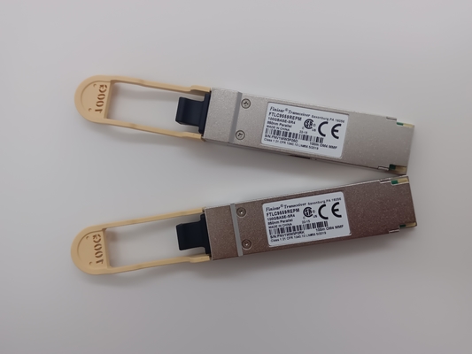 Finisar FTLC9559REPM 100m Parallel MMF QSFP28 Optical Transceiver สำหรับอีเธอร์เน็ต 100G