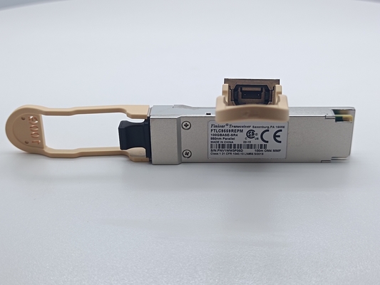 Finisar FTLC9559REPM 100m Parallel MMF QSFP28 Optical Transceiver สำหรับอีเธอร์เน็ต 100G
