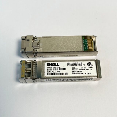 Dell FTLX8574D3BNL-FC 10Gb/S 850nm SFP+ SFP-10G-SR-85C โมดูลตัวรับส่งสัญญาณแสง