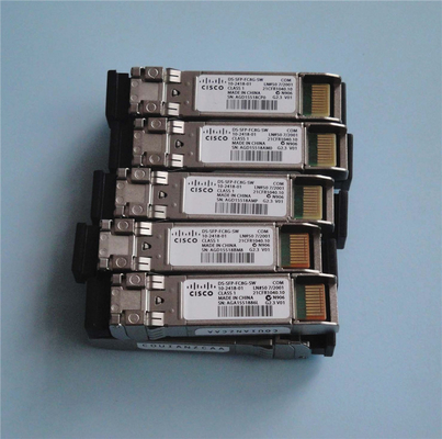 Cisco SFP+ DS-SFP-FC8G-SW 8G Fibre Channel คลื่นสั้น 850 Nm เครื่องรับส่งสัญญาณ มัลติโหมด