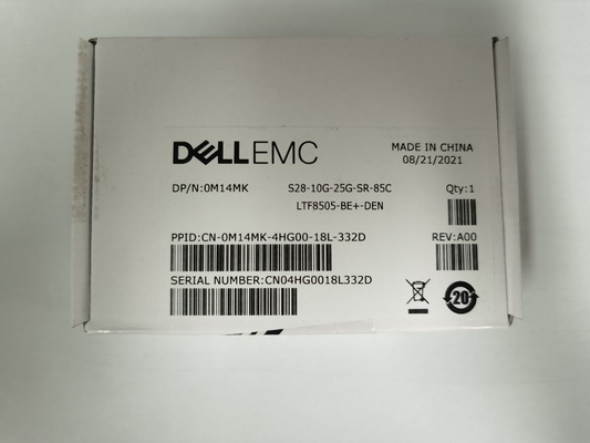 Dell EMC S28-10G-25G-SR-85C LTF8505-BE+-DEN 0M14MK โมดูลรับส่งสัญญาณแสง