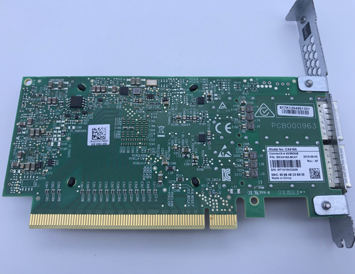 Mellanox MCX416A-BCAT 40/56GbE สองพอร์ต QSFP28 อะแดปเตอร์ PCIe3.0 X16