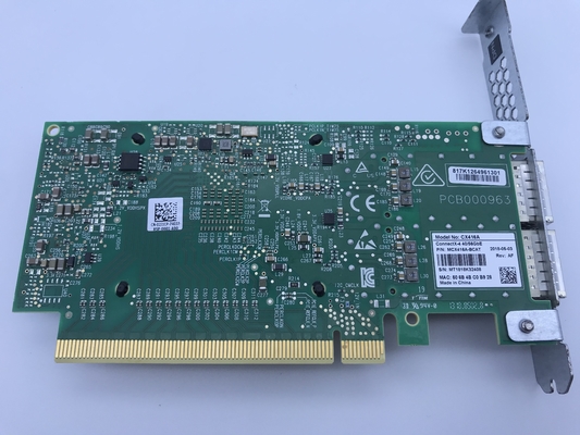 Mellanox MCX416A-BCAT 40/56GbE สองพอร์ต QSFP28 อะแดปเตอร์ PCIe3.0 X16