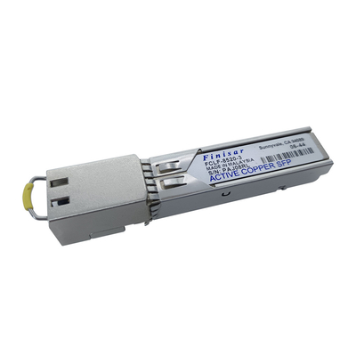 1000BASE-T COPPER SFP ตัวรับส่งสัญญาณแสงสำหรับ 1.25 Gigabit Ethernet ผ่านสายเคเบิล Cat 5