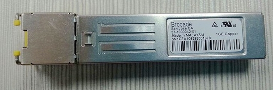 Brocade 57-1000042-01 XBR-000190 SFP Transceiver 1G Copper 1000BSAE-T โมดูลออปติคอล RJ45