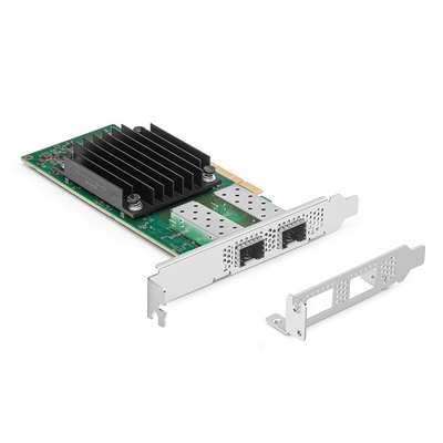 Mellanox MCX512A-ACAT CX512A ConnectX-5 10 / 25GbE SFP28 การ์ด PCIe สองพอร์ต