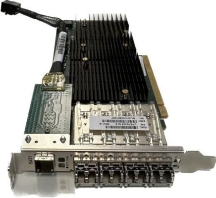 EMC Emulex LPE16304-M-E 038-004-503 LightPulse การ์ดช่องสัญญาณไฟเบอร์ 4 พอร์ต 16GB