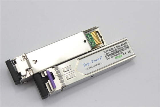 Cisco GLC-BX80-UA 1.25G BIDI SFP 1490nm 1550nm 80km SMF Simplex LC ตัวรับส่งสัญญาณ