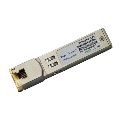 ตัวรับส่งสัญญาณทองแดง RJ45 SFP 1GbE 1000BASE-T Mellanox MC3208411-T