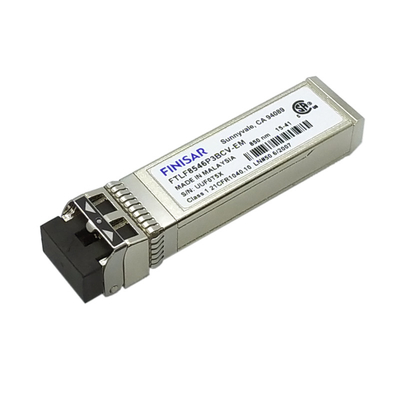 Finisar 14.025Gb/S 850nm MMF ตัวรับส่งสัญญาณไฟเบอร์ออปติกสำหรับอีเธอร์เน็ตและไฟเบอร์แชนแนล