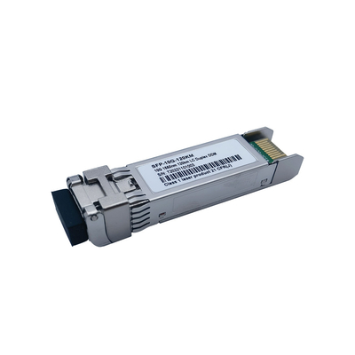 10G SFP + ZR + 1550nm 80km 100km 120km SMF เครื่องรับส่งสัญญาณระยะไกล