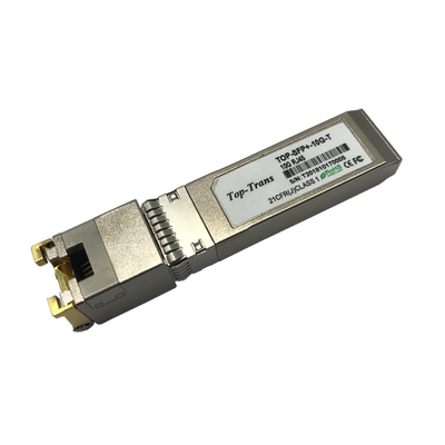Mellanox MFM1T02A-T 10GBASE-T รองรับ 10G Copper RJ45 SFP + Transceiver