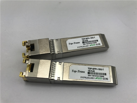 Mellanox MFM1T02A-T 10GBASE-T รองรับ 10G Copper RJ45 SFP + Transceiver