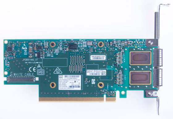 Mellanox MCX653106A-ECAT HPE P24249-001 อะแดปเตอร์ InfiniBand HDR 100GbE QSFP56 PCIe NIC