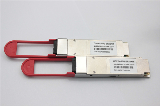 โบรเคด 57-1000327-01 40G-QSFP-ER4 SMF Duplex LC 40km QSFP+ โมดูลออปติคัล
