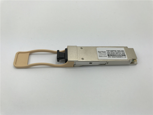 100G QSFP28 ตัวรับส่งสัญญาณ MMF แบบขนานสำหรับการเชื่อมต่อระหว่างศูนย์ข้อมูล