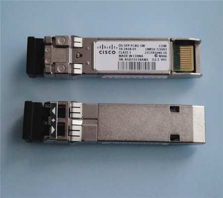 16G SW SFP + โมดูลตัวรับส่งสัญญาณ 850nm 150m LC MMF ต้นฉบับ DS-SFP-FC16G-SW 10-2666-01